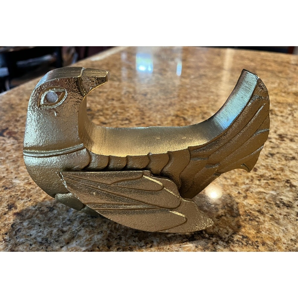 Project 62 Brass Tone Decorative Birds MCM Set Of 2‎ Metal HTF Gorgeous - Picture 3 of 13
